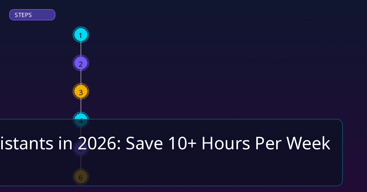 Ai Productivity Assistants step by step guide