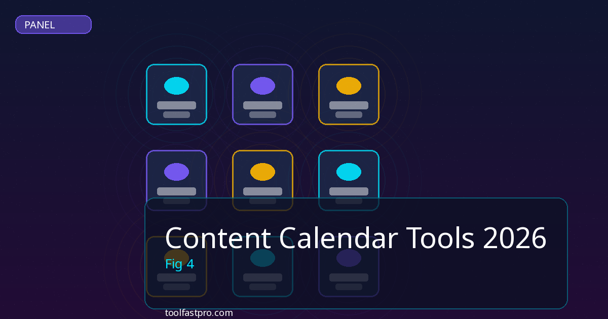 Content Calendar Tools tools and features overview