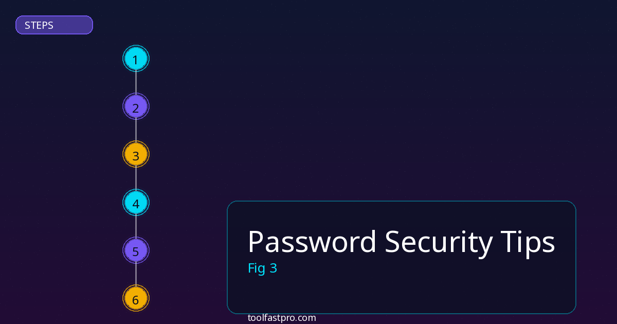 Password Security Tips step by step guide